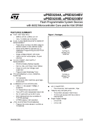 Datasheet uPSD3233A-24T1T manufacturer STMicroelectronics